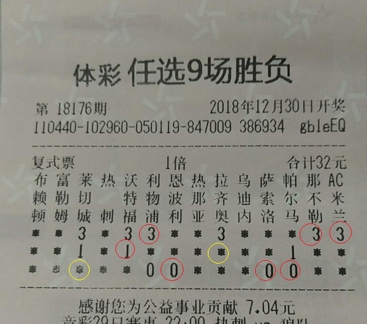 膽定哥實單足彩19001期任九14場實單14場詳析216元任九實單32任九4810